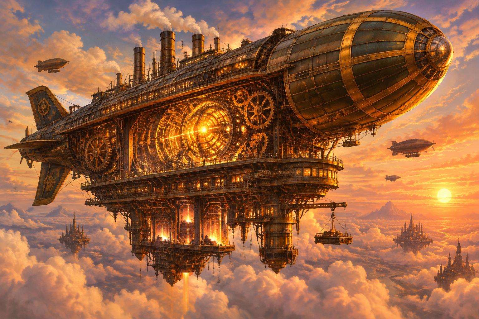 The Sky Foundry of Aethelgard