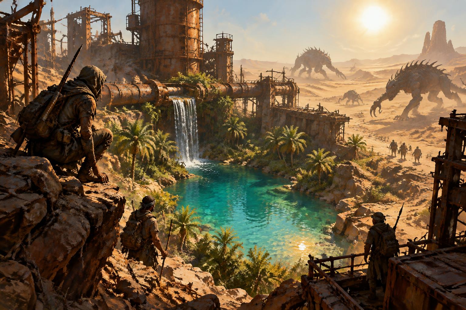 Oasis of the Rustclaws